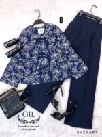 کت لینن تمام گلدوزی - Image 4