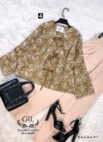 کت لینن تمام گلدوزی - Image 7