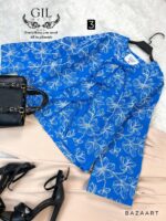 کت لینن تمام گلدوزی - Image 8