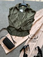 شومیز جلوگره ای