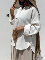 مانتو کنفی بغل دکمه