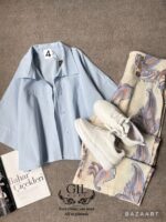 شومیز کراپ لینن - Image 7