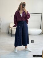 دامن شلواری جلو دکمه - Image 2