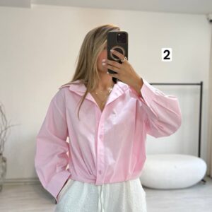 شومیز لینن گره ای