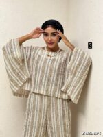 شومیز پانچ قلاب بافی - Image 4