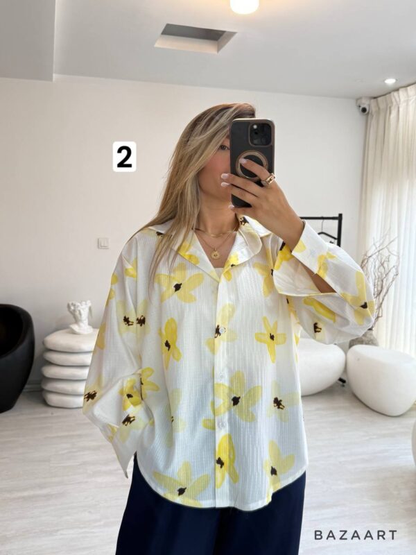 شومیز بابونه نرمال - Image 3