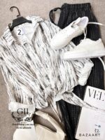 شومیز گره ای پرینتی - Image 4