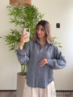 شومیز زارا بغل هشتی - Image 9