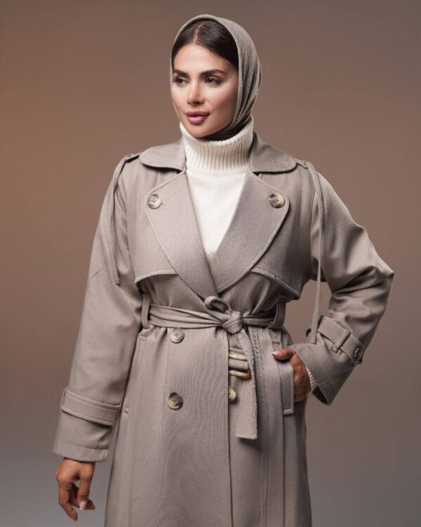 پالتو پرادا کلاهدار - Image 3