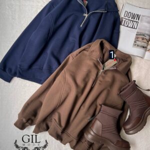 هودی نیم زیپ basic