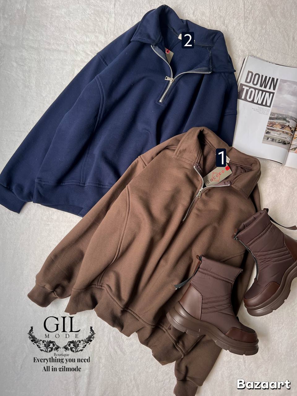 photo_5_2025-10-27_11-20-41 هودی نیم زیپ basic - Image 1