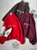 هودی نیم زیپ freelancer