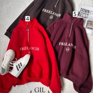 هودی نیم زیپ freelancer
