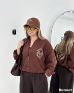 بامپر تنیسی پشت گلدوزی کتان استانبول - Image 2