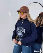 هودی نیم زیپ CHICACO - Image 2