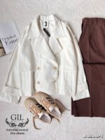 جکت کتان آستردار - Image 5