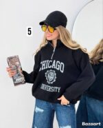 هودی نیم زیپ CHICACO - Image 3