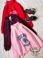 هودی نیم زیپ CHICACO