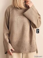 بافت یقه شل پرنا - Image 4