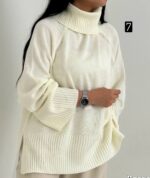 بافت یقه شل پرنا - Image 5