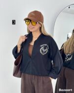 بامپر تنیسی پشت گلدوزی کتان استانبول - Image 8