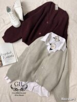 پلیور بافت ژاکلین - Image 6