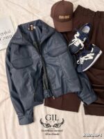 جکت چرم کلاسیک - Image 7