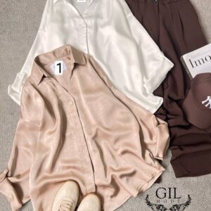 شومیز ساتن ابریشم