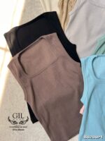 تاپ  ساده یقه خشتی - Image 2