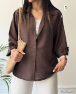 شومیز چروک پشت پیله - Image 8