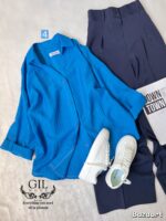 شومیز چروک پشت پیله - Image 6