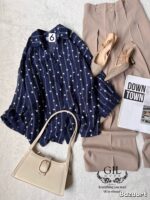 شومیز  زیگزال شیشه ای - Image 8