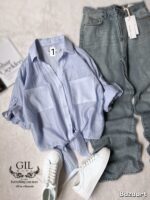 شومیز جلو گره ترک - Image 7
