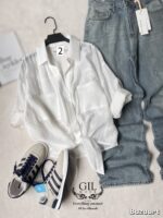 شومیز جلو گره ترک - Image 6
