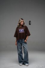 تیشرت کراپ LEVELY 4 ever - Image 2