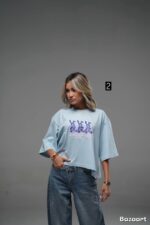 تیشرت کراپ LEVELY 4 ever - Image 3