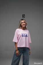 تیشرت کراپ LEVELY 4 ever - Image 4