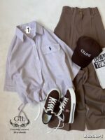 شومیز راه راه POLO - Image 4