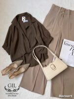 شومیز گره ای شیشه ای - Image 10