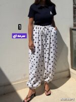 شلوار کنفی پترن خالدار - Image 3