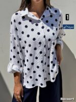 شومیز کنفی پترن خالدار - Image 2