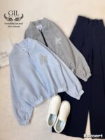بامپر لینن راه راه گلدن گوس - Image 7