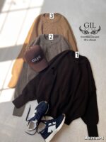 بافت آستین کش یقه گرد - Image 6